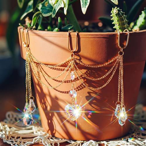 crystal suncatcher for deco tive flower pots for small garden decor maker sun catcher an ideal holiday gift for and