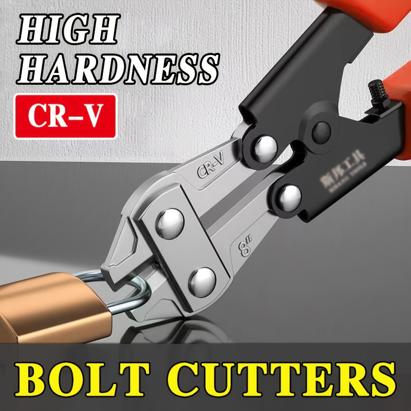 1pc of wire cutters for cutting steel wires iron wires large pliers   beak scissors diagonal pliers 8 inch wire cutters labor saving iron wire pliers chain cutters and lock cutters suitable for dismantling fences construction sites