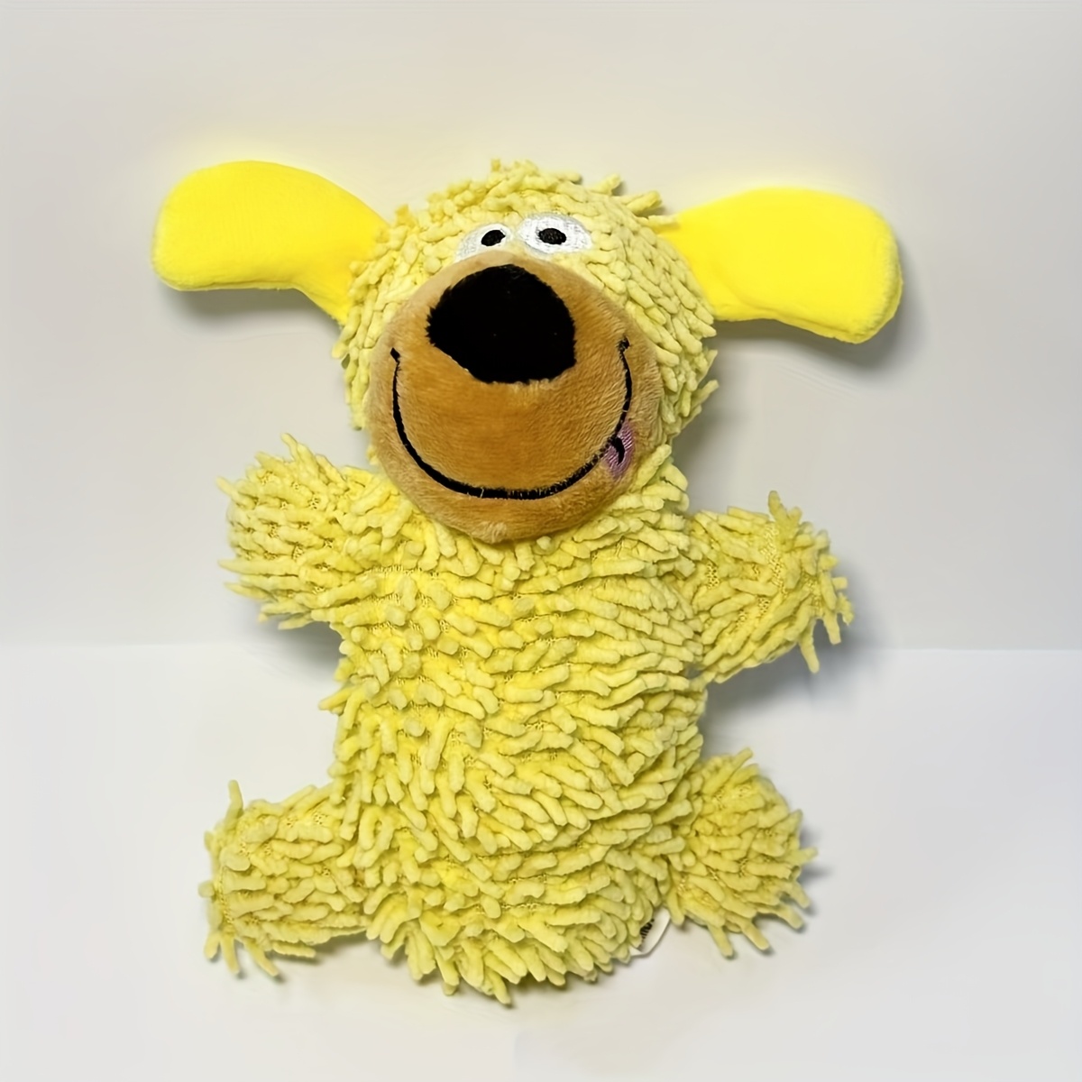 New Arrival Cute & Chew-resistant Plush Dog Toy With - Mop-like Puppy Stuffed Animal, Durable Bite-proof Chew Bone For Puppies & Dogs, All Breed Sizes ()