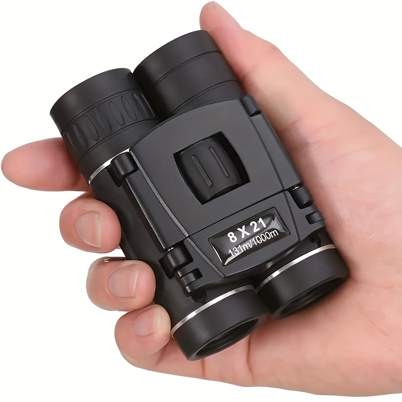 TEMU Portable 4k Hd Binoculars - High Magnification Mini Pocket Binoculars Suitable For Bird Watching, Hunting, Concerts, And Travel