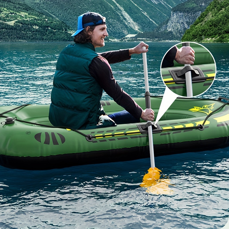 1pc Bote Inflable Kayak Para 1/2/3 Personas, Bote De Pesca Kayak, Balsa  Inflable Con Remos, Válvula De Aire, Cuerda, Parche De Reparación Y Bomba  Manual - Deporte Y Aire Libre - Temu Chile