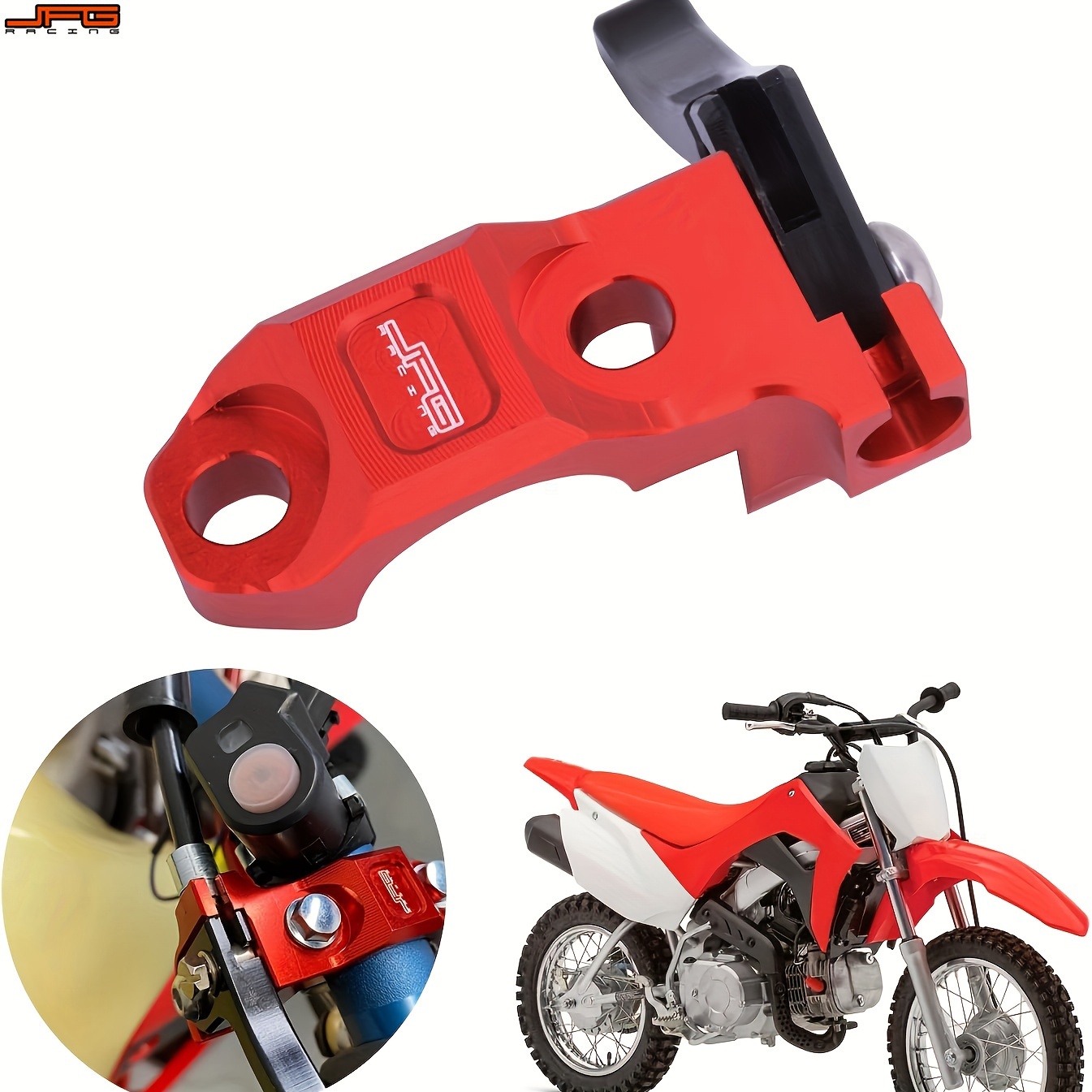 Jenngaoo Protège-Leviers Moto Universels 7/8", Alliage D'Aluminium Léger Pour Embrayage Et Frein, Compatible Scooters Et VTT, Or Résistant