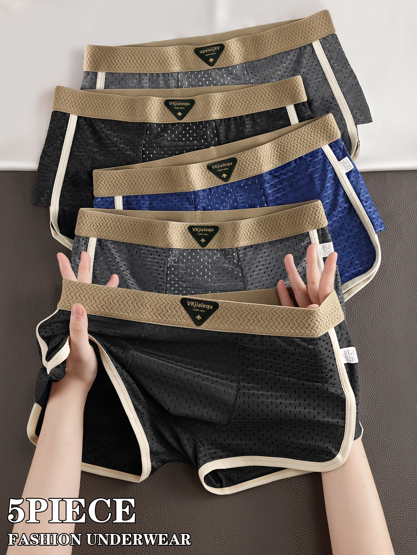 Atmungsaktive Ice Silk Boxershorts Herren Bequem Un Produktbild-Vorschau 4