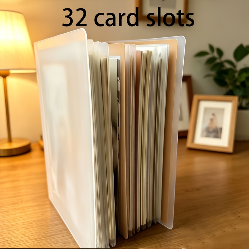 TEMU Raccoglitore di grande capacit� da 5 pollici progettato per carte , piccole carte K-Pop, carte da gioco, album di e oggetti da , raccoglitore