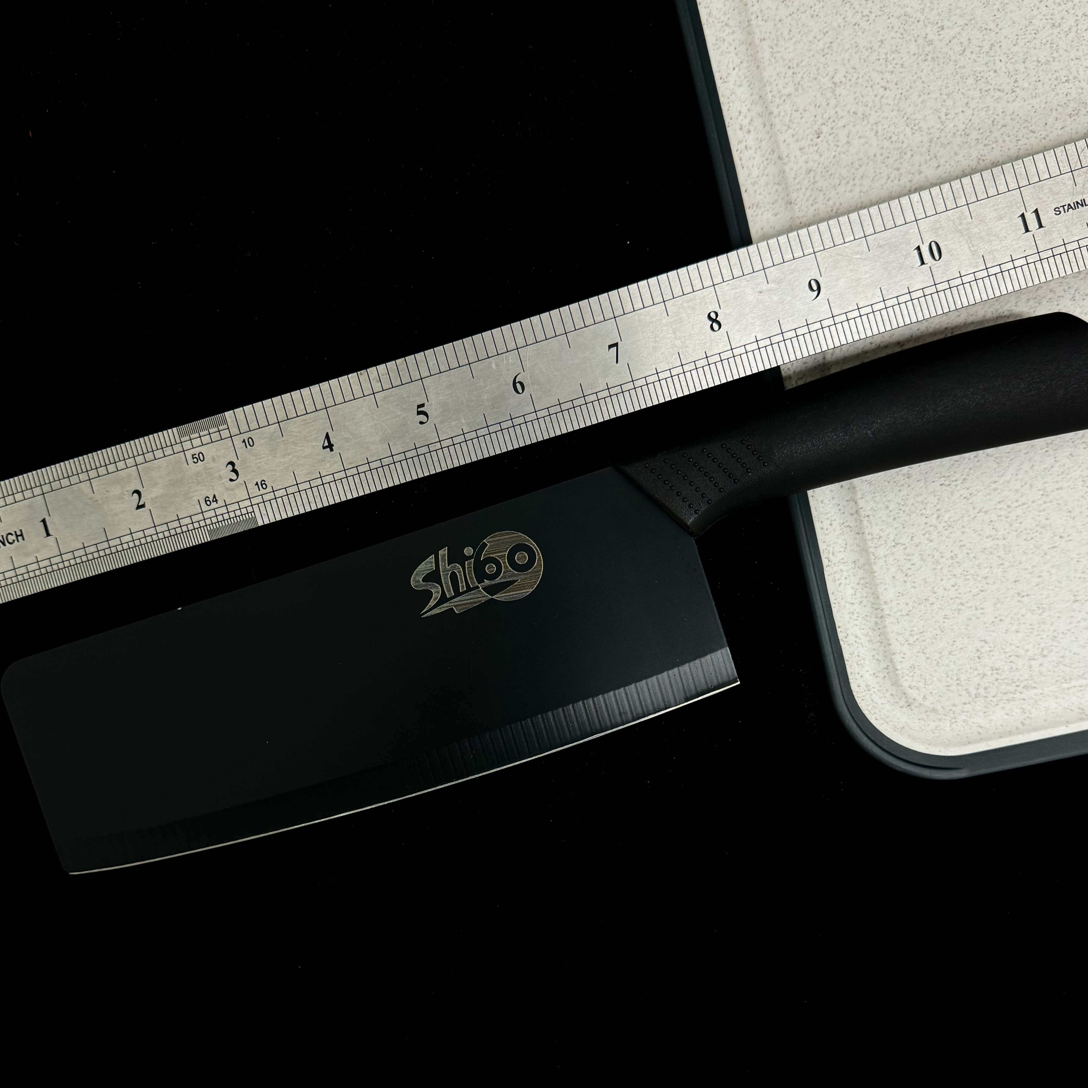 3 pieces professional kitchen knife set meat knife chefs knife with non slip handle sharp manual sharpening for home kitchen and restaurant details 5