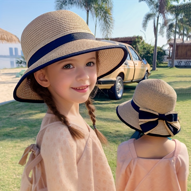 Breathable Summer Baby Sun Hat Girls Boys Outdoor Drawstring - Temu