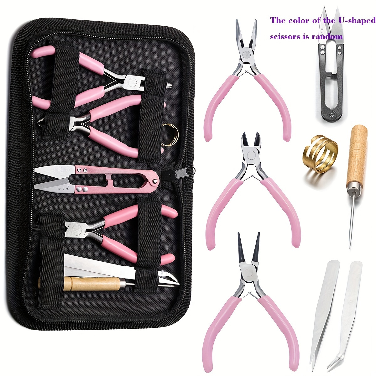 

8- Jewelry Making Tool Set 3 , Includes , Pointed , And , Non-serrated For Beginners And Enthusiasts