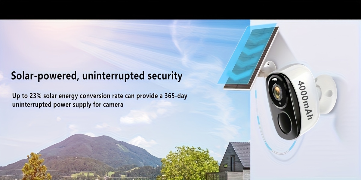 2 Juegos/1 Paquete Cámara de Seguridad Inalámbrica para Exteriores, FHD 3MP Visión Nocturna con Foco, Alimentación por Batería y Energía Solar, Detección Humana, con Panel Solar, Detección PIR, Comunicación Bidireccional, Almacenamiento en Tarjeta SD/Nube con 3 Días de Almacenamiento Gratuito