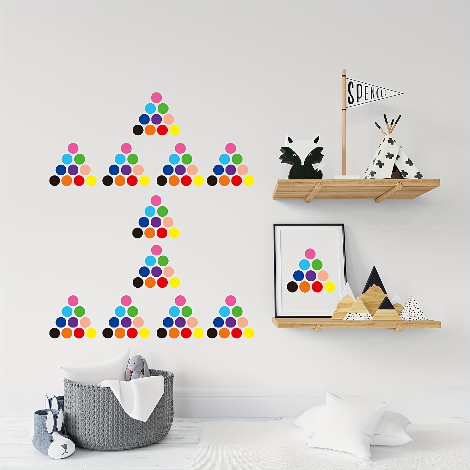 840pcs Colorful Dot Stickers, 3/4" Circle Stickers