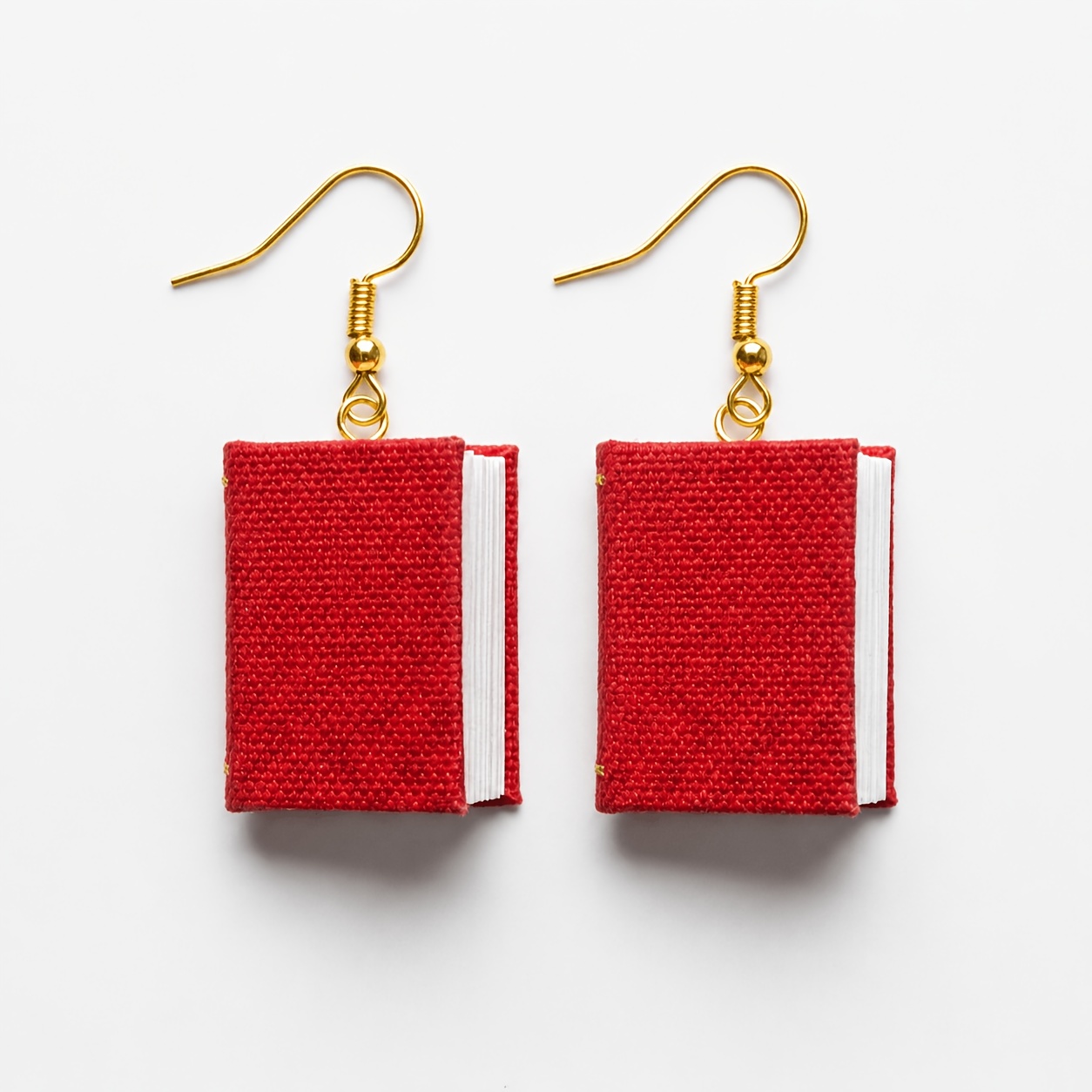 TEMU 1 par de aretes colgantes de libro divertidos, elegantes y , adecuados para el diario y fiestas de mujer, regalo para de graduación/ /Día del