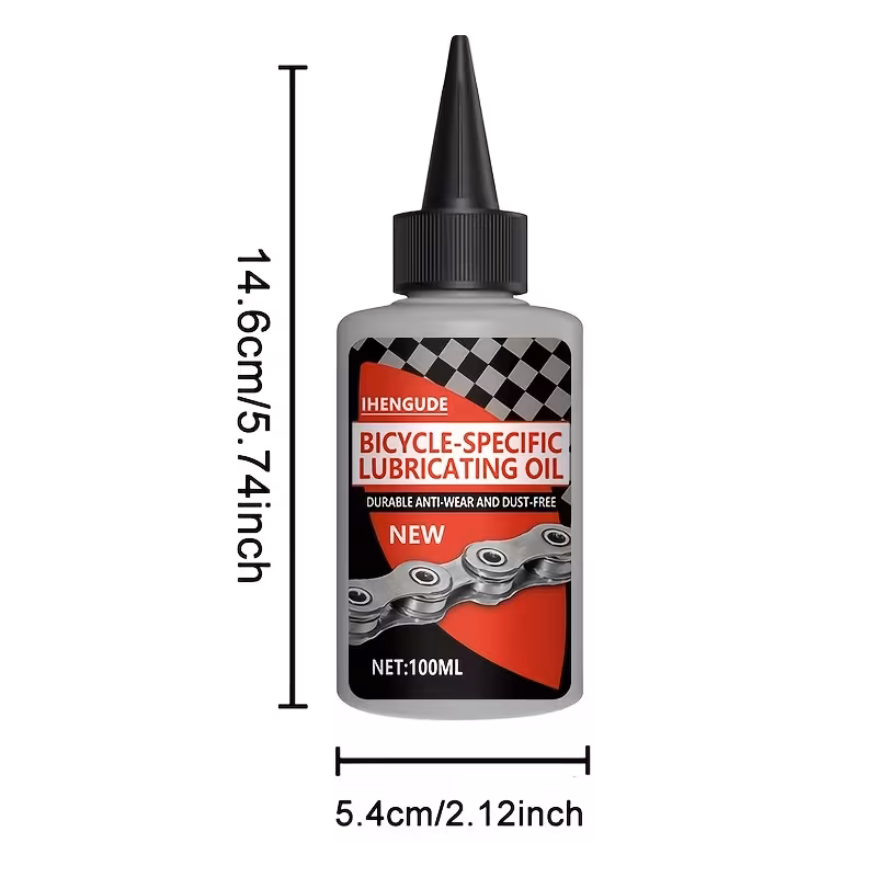 100ml Heavy-Duty Bicycle Oil Lubricant - Quick-Drying Dry Lubricant, Suitable for Mountain Bikes, Road Bikes, Front Forks, Chains, Freewheels - Compatible with All Bicycles 100ml heavy duty bicycle oil quick drying dry suitable for mountain bikes road bikes front forks chains compatible with all bicycles Product details 4
