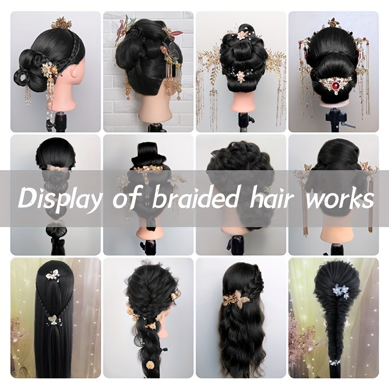 Salon Practice Head Model for Hair Styling
