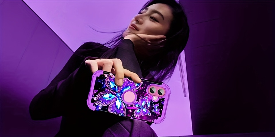 Protective Phone Case Suitable for iPhone SE 2020, 2022, 7, 8, 11, 12, 13, 14, 15, 16 Plus, Pro, Pro Max, Featuring Three Layers Of Glow-in-the-dark Heavy-duty Shockproof Protection, Full Coverage, Durable Hard PC + Soft TPU Material