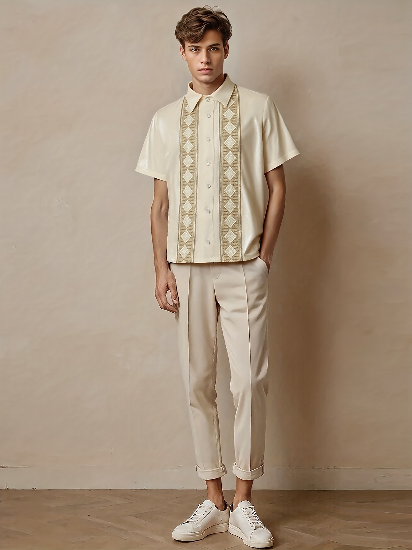modern tops barong tagalog puff sleeves elegant