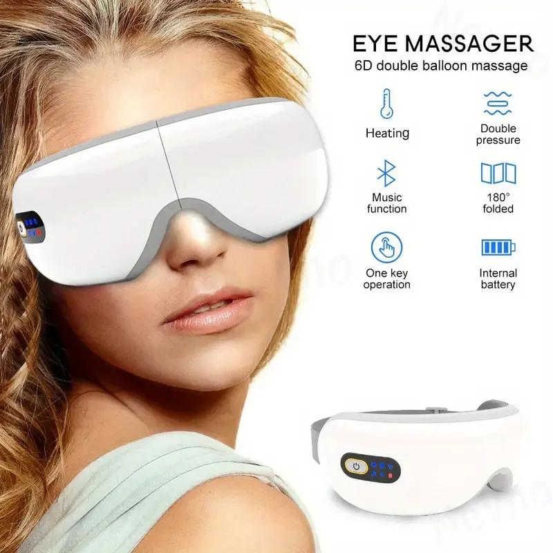 * A Portable Eye Massager, Rechargeable Eye Mask, Eye Massager, Eye Heating, Air Pressure Massage, Vibration Massage, Intelligent Adjustment, Is An Essential Gift. * A Portable Eye Massager, Rechargeable Eye Mask, Eye Massager, Eye Heating, Air Pressure Massage, Vibration Massage, Intelligent Adjustment, Is An Essential Gift.