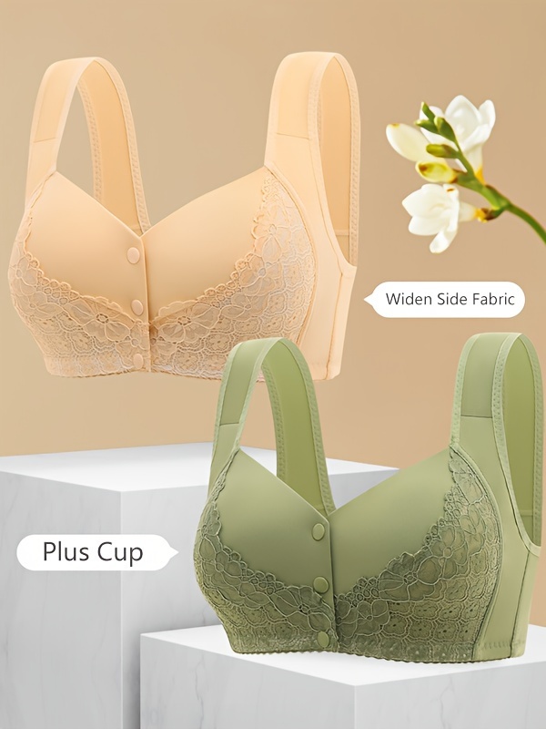 Soutien-gorge De Maternity En Dentelle Unia、快適で拡張可能な Avec Boutons Pour Lallaitement detalhes 3