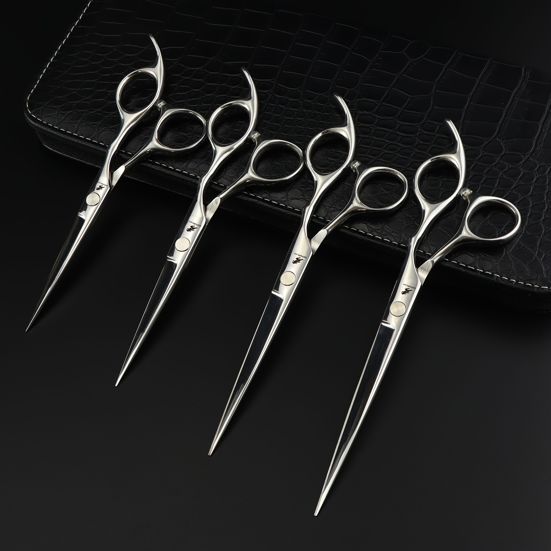 

5.5/6.0/6.5/7.0 Inch, Multiple Sizes , Pointed Silvery Hair Clippers, Cutting Scissors, Home Hair Clippers