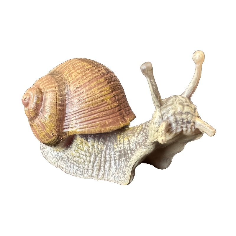 TEMU Simulated Wild Reptile Snail Model Micro Landscape Garden Courtyard Landscaping Decoration Sand Table Statue Ornament