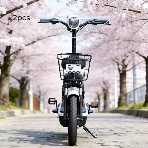 2pcs 65cm x 54cm 25 59 21 26in electric vehicle front rain console dashboard universal handlebar cover electric vehicle dashboard rain cover outdoor riding gear cover