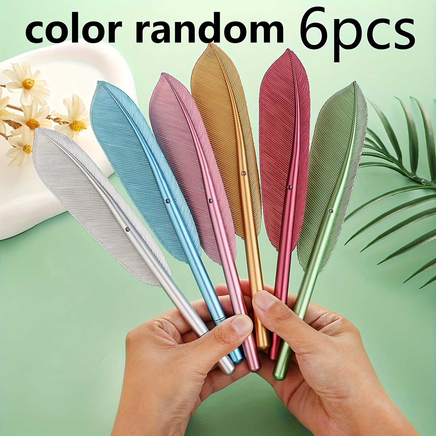 

6pcs Imitation Gel Pen, Gel Pen, Writing Pen, School Supplies