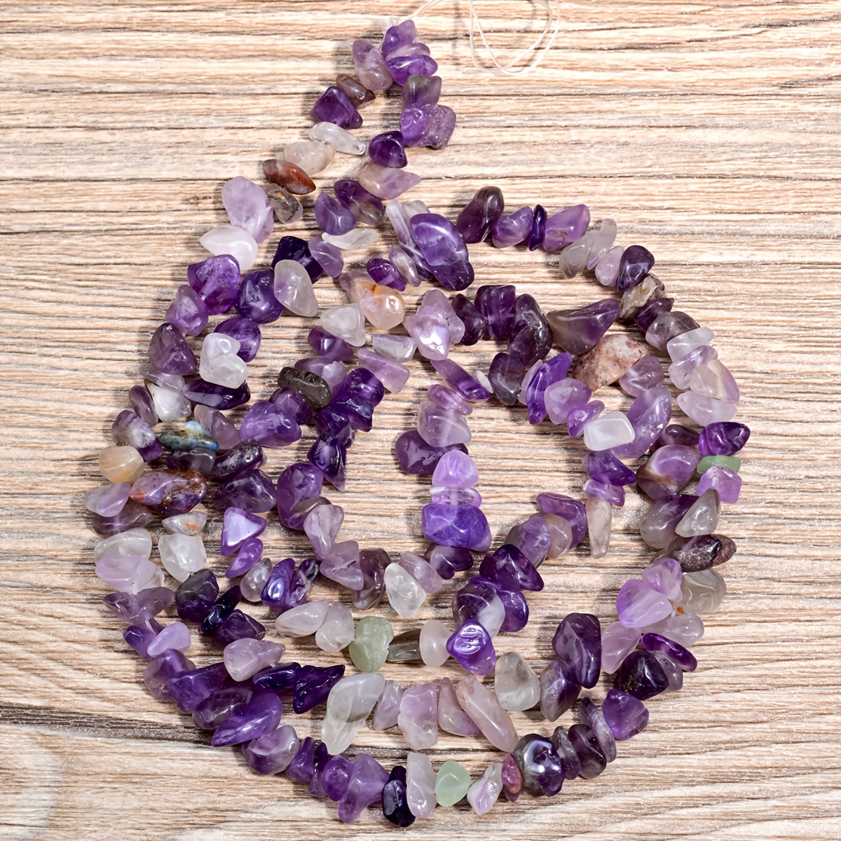TEMU Perline Irregolari Sciolte - Perline Naturale per Creazione di Gioielli, Aggiunte per Gioielli da Donna | Perline Boho Irregolari | Creazione di