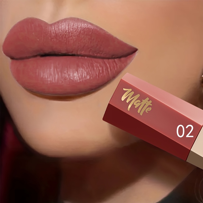 Pudaier Waterproof Matte Velvet Lip Gloss Long-Lasting Nude Shades in 13 Colors