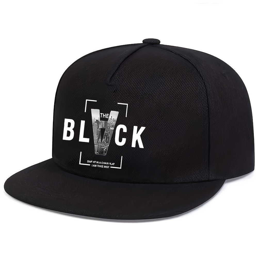 

Hip-hop Style Baseball Cap With Classic Letter Print - Lightweight, Adjustable Snapback For