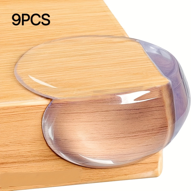 TEMU Protector de Esquinas de Silicona para Muebles y Mesas - Juego de 5/9/13/17/24 Piezas, Amortiguadores de Seguridad para Cubrir Afilados