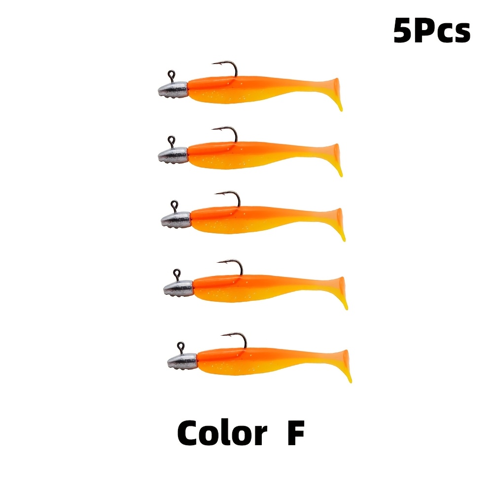 Lot De 3 Hameçons à Tête Plombée – Poids 3,5g, 5g, 7g Ou 10g – Acier Carbone – Pour Leurres Souples – Idéal Pour étangs Et Rivières