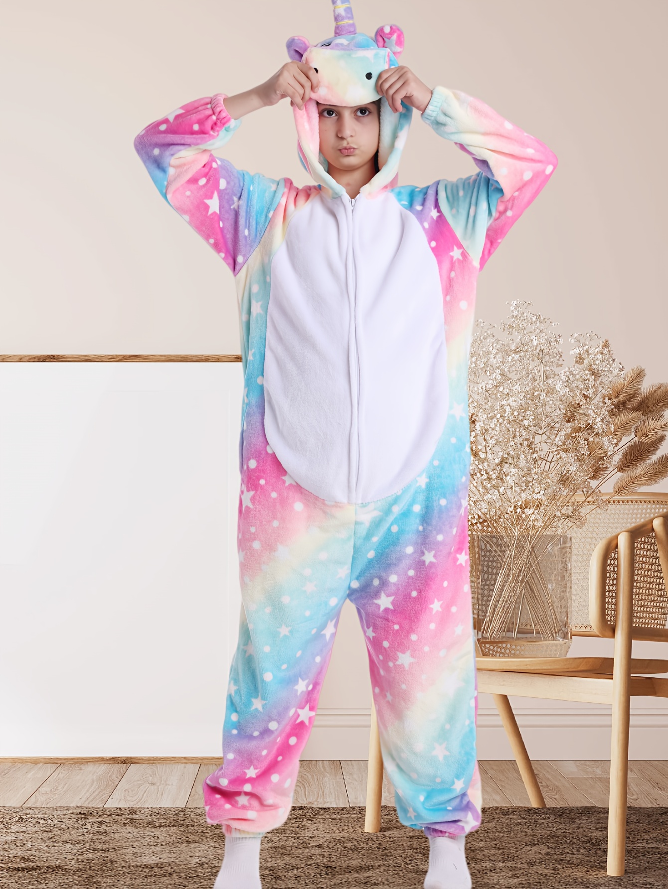 unicorn onesie sold on Temu United States