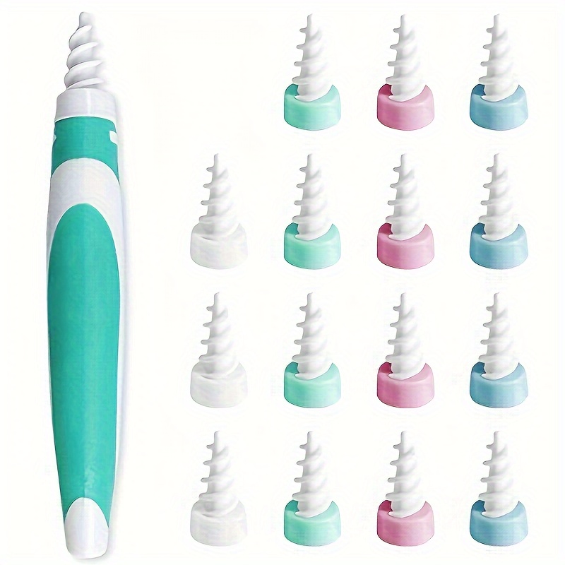   ear wax remover tool with 16 soft silicone