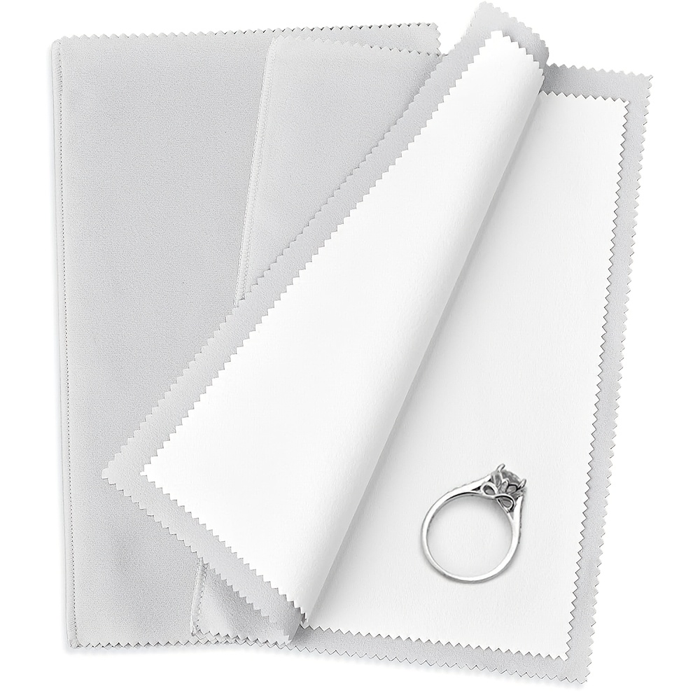 2pcs Professional Polishing Cloth for Jewelry Cleaning