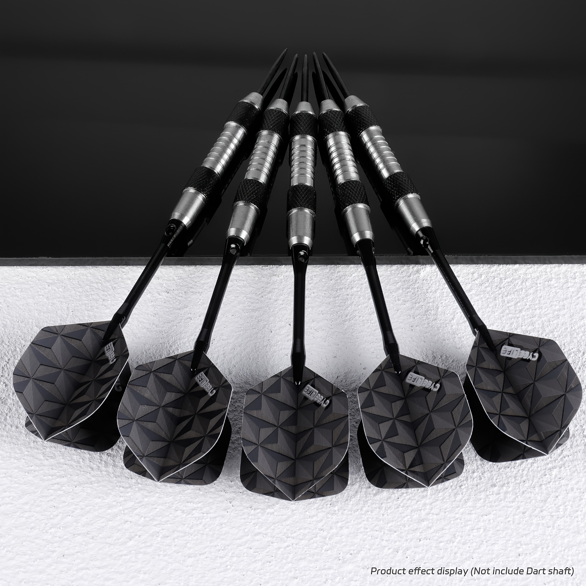 15 stuks CAREGAMES Dart Staartvleugels - Hoogwaardige PET Vluchtstabilisatoren Geschikt voor Competitief & Casual Darten, Aerodynamische Dart voor Verbeterde Nauwkeurigheid & Afstand, Vluchtvleugels