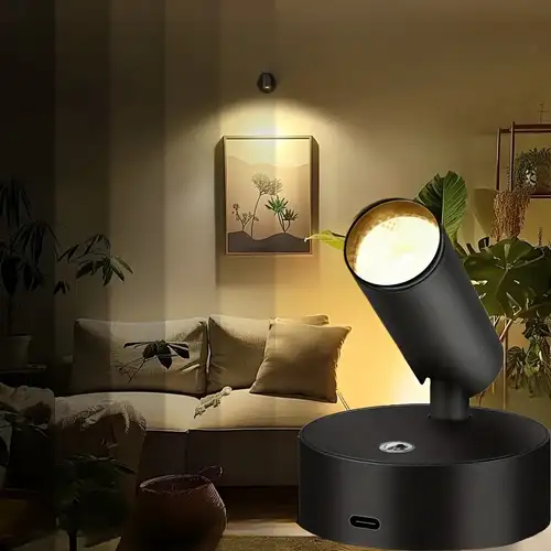 Lampada Da Parete Ricaricabile Senza Fili | 3 Colori & 10 Livelli | Telecomando E Touch | Ideale Per Camera, Soggiorno E Notte - Foto 10