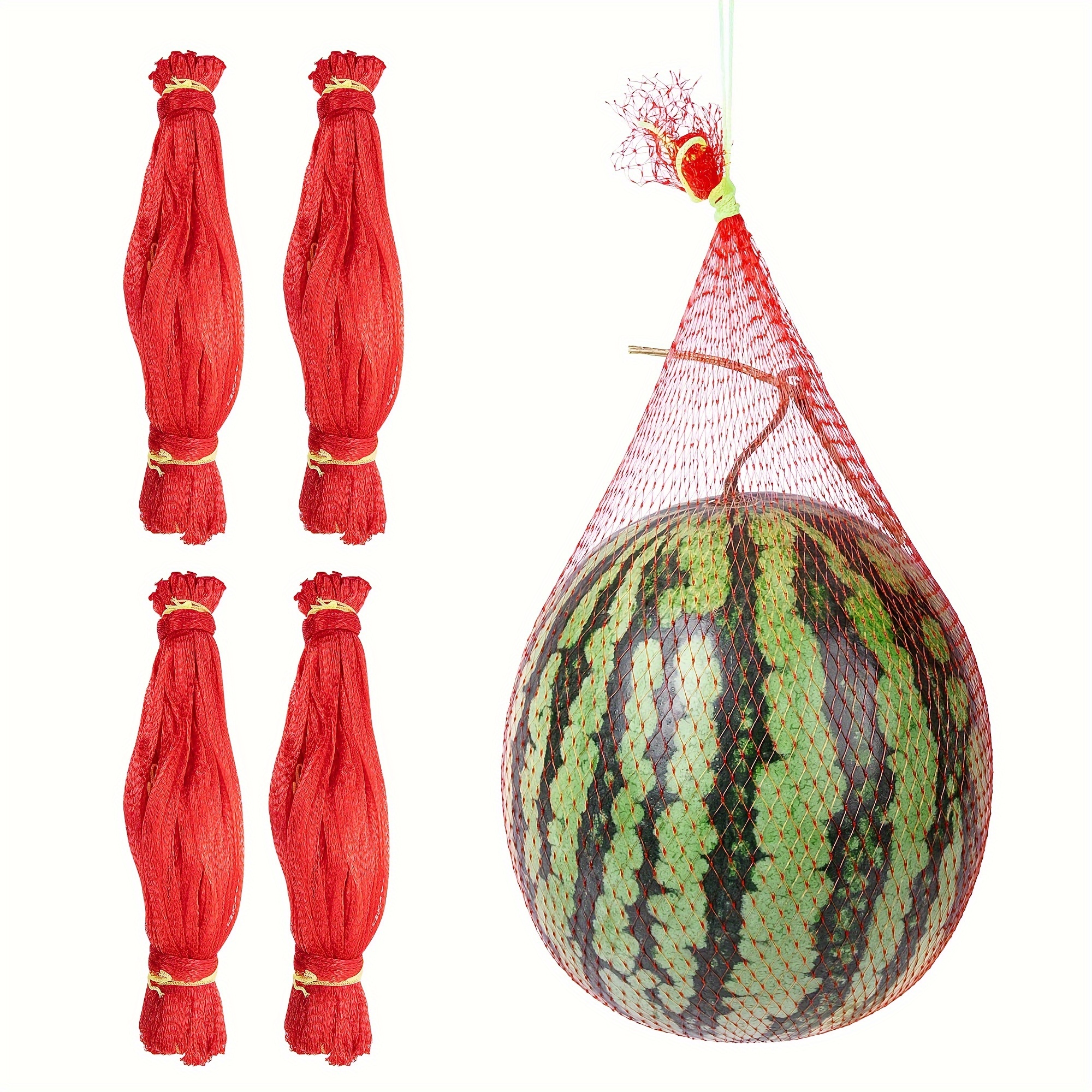 

Watermelon Nets - 200 Pack Hanging Fruit Melon Net Bag Melon Hammocks Cradles Melon Storage Net Bag For Watermelon, Honeydew Melon, Cucumbers
