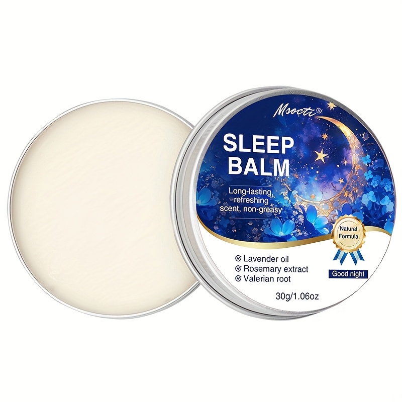 Image of This Sleep Balm Features A Long-lasting Fragrance, Is Refreshing And Non-greasy, And Moisturizes The Skin. It Contains Lavender, Valerian Root, Rosemary, And Vitamin E. Suitable For Types. 30g/1.06oz