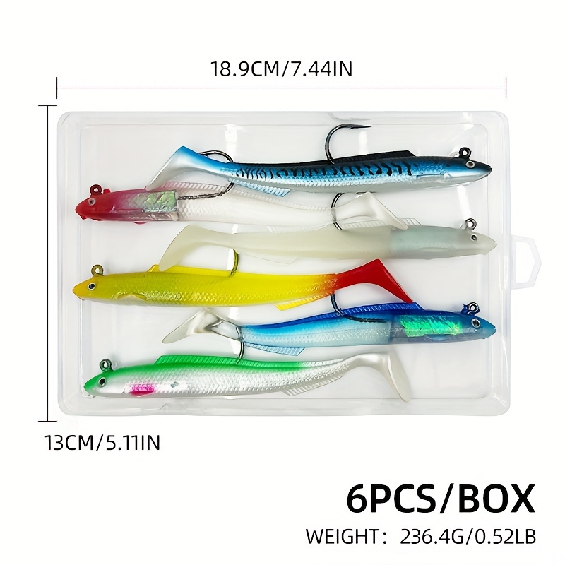 Ricambi Canna Da Pesca 10 Esche Artificiali Da Pesca A Manovella