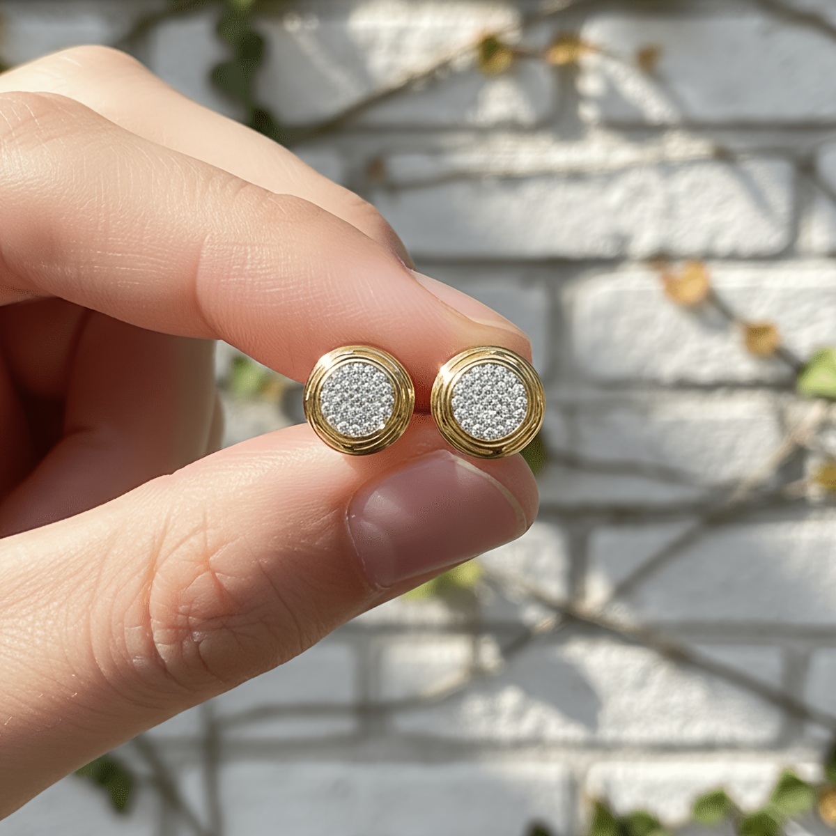 Women's Lightweight Luxury Micro-Set Earrings, Daily Gift