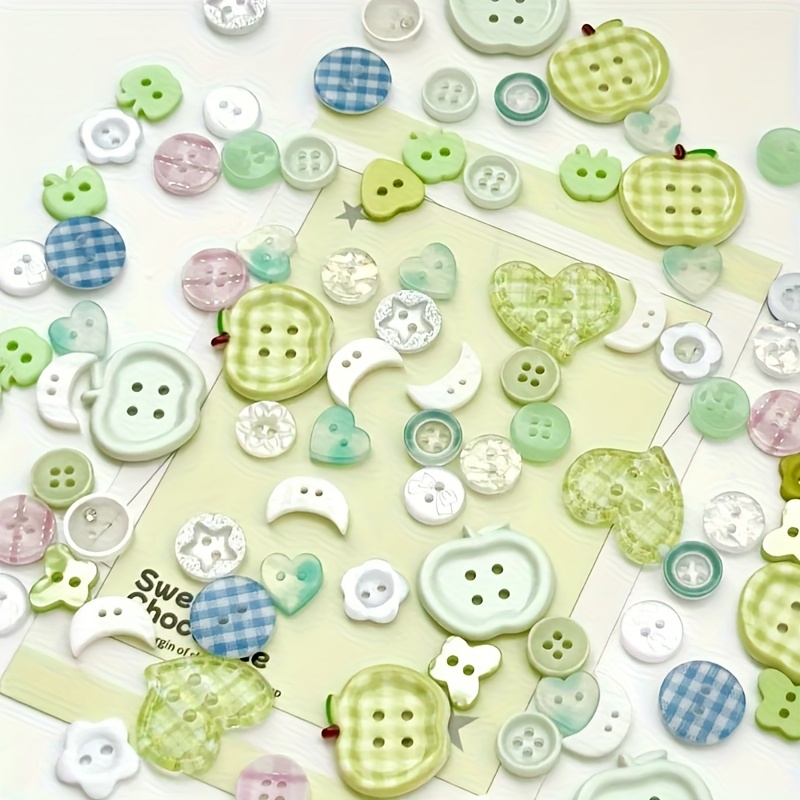 TEMU 20pcs Series, Random Color And Pattern Assortment: Light Blue And Light Green Check, Pink And White Check, White, And Multiple Colors. Plastic