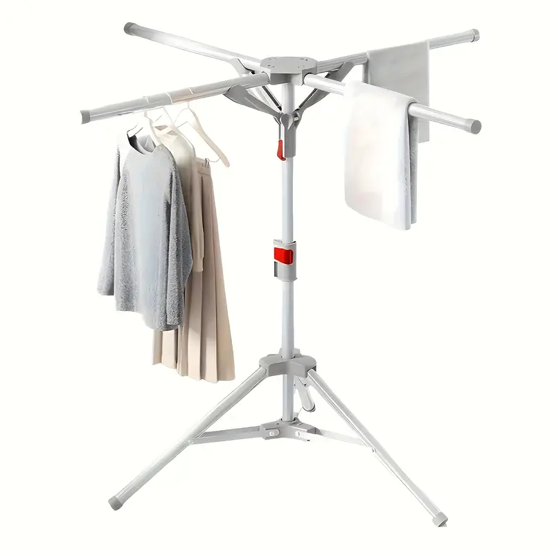 sturdy metal foldable balcony clothes drying rack Temu Australia