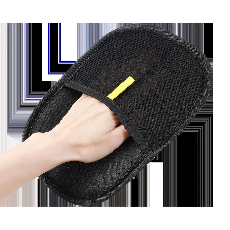 4pcs set of two   hair cleaning gloves reusable   surface brush suitable for furniture clothing car seats   universal   hair cleaner functional glove design   hair ball cleaning tool details 5