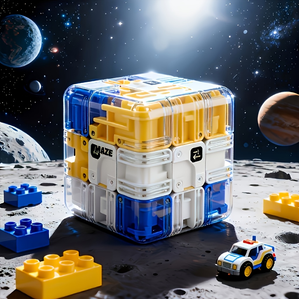 Image of 3d ' Cube Brain Training Puzzle Game - Speed & Challenge Cubes Suitable For S &, Toy, Christmas Gift For, S, Seniors - Cognitive Development & Problem-