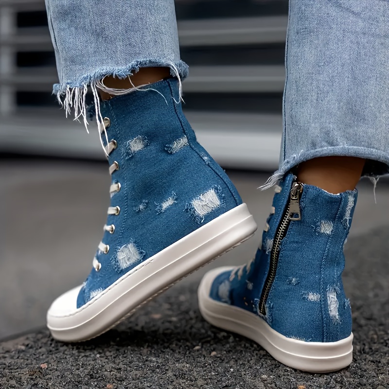 Converse high tops sales with side zipper