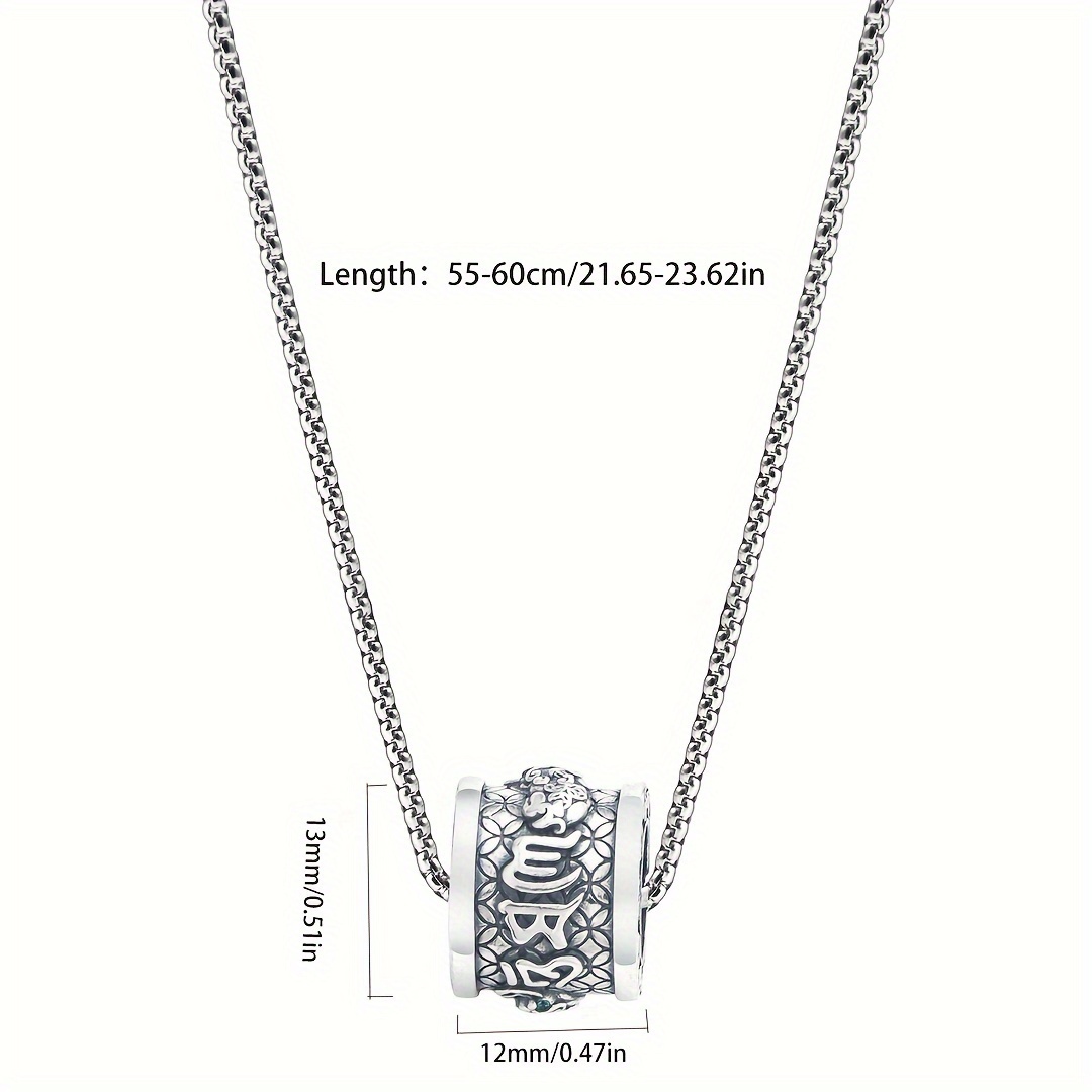 Pendentif En Argent Sterling 925 Yin Yang De L'Astrologie Chinoise