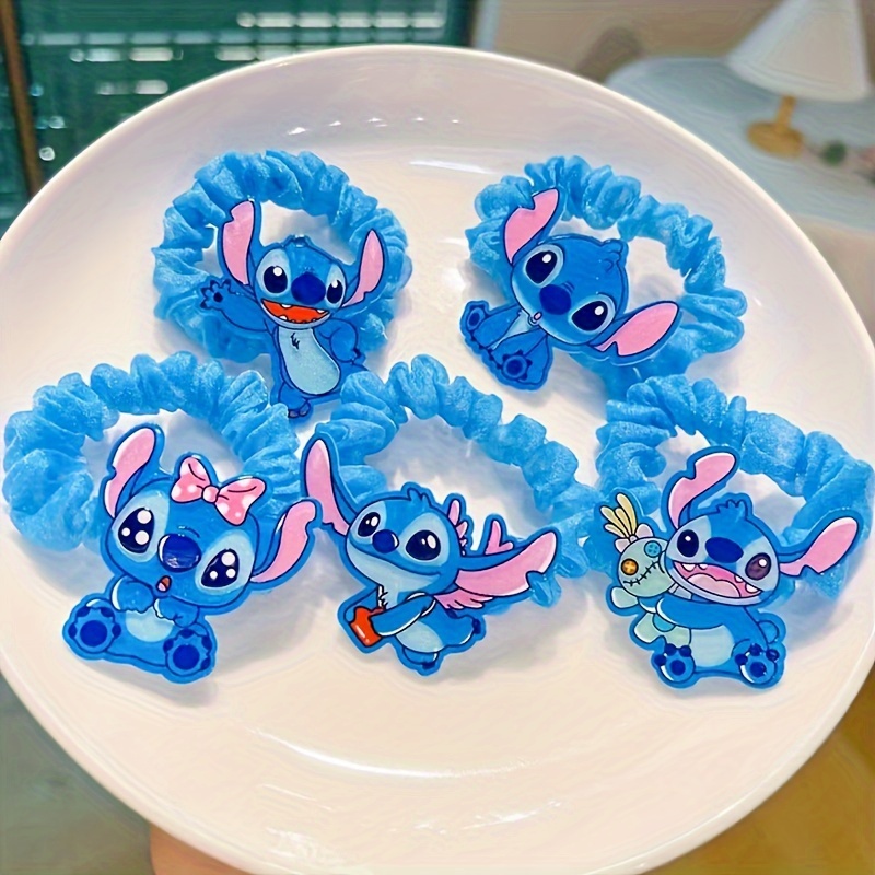 

1pc Lovely Disney Cartoon Decorative Hair Loop Elastic Hair Tie Cute Hair Accessories For Women And Daily Use