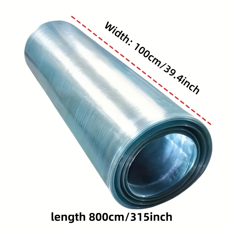 E-shop 1 Rolle Große, robuste Polycarbonat-Dachplatte | 39,4 * 318 Zoll, UV-beständig, transparente Isolier-Taglicht-Platte, transparente
