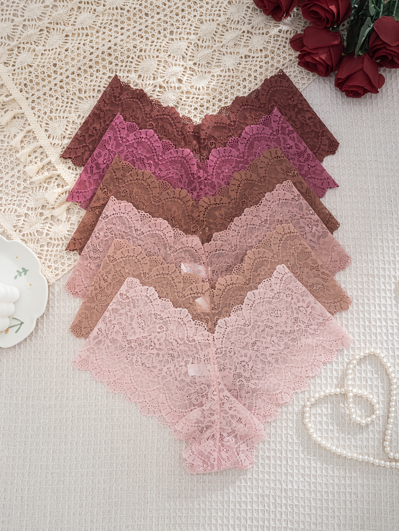 womens lace   briefs 6 pack