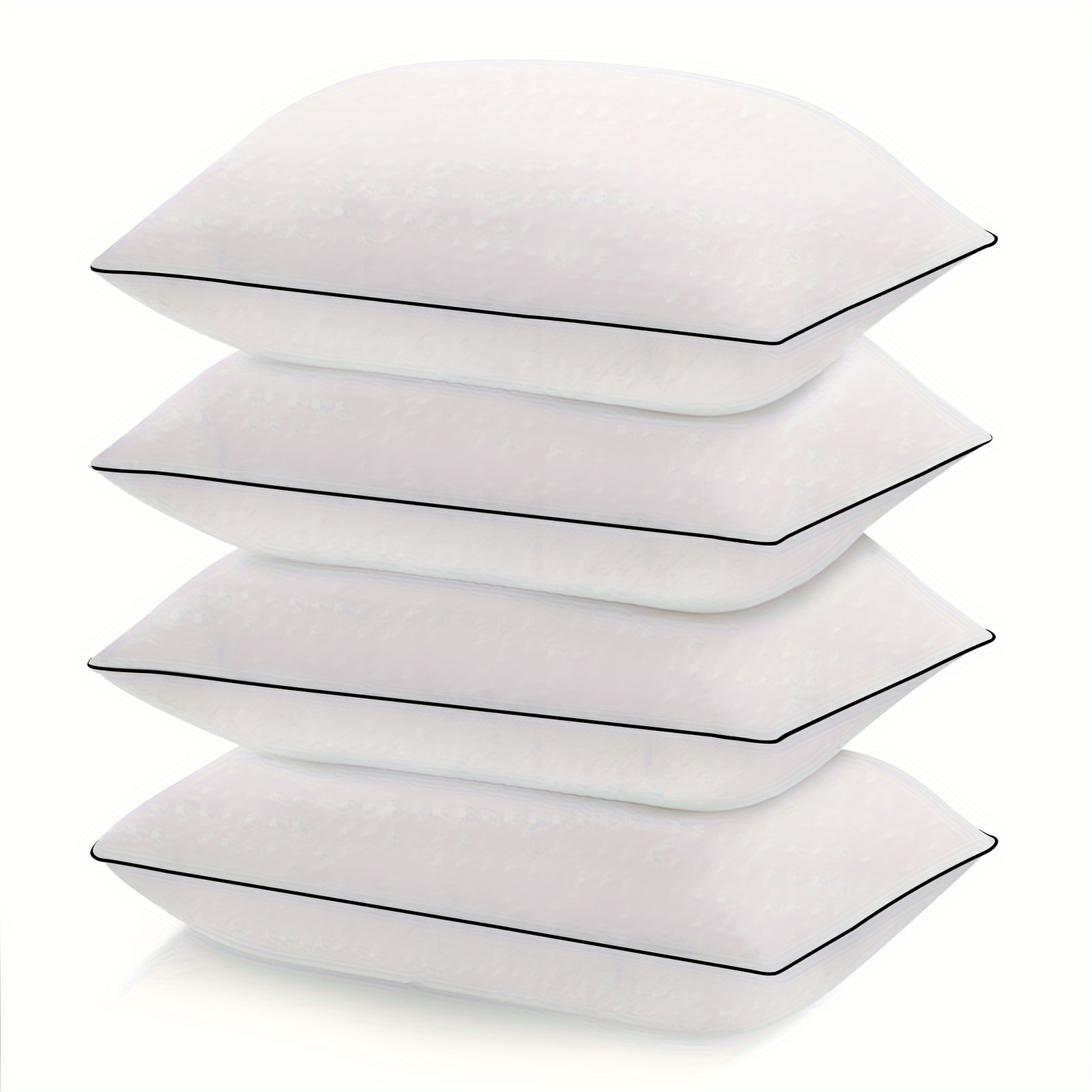 

Bed Pillows For Sleeping Queen Size Set Of 2/4, Cooling And Supportive Full Pillows, Hotel Quality With Premium Soft Down Alternative Fill For Back, Stomach Or Side Sleepers