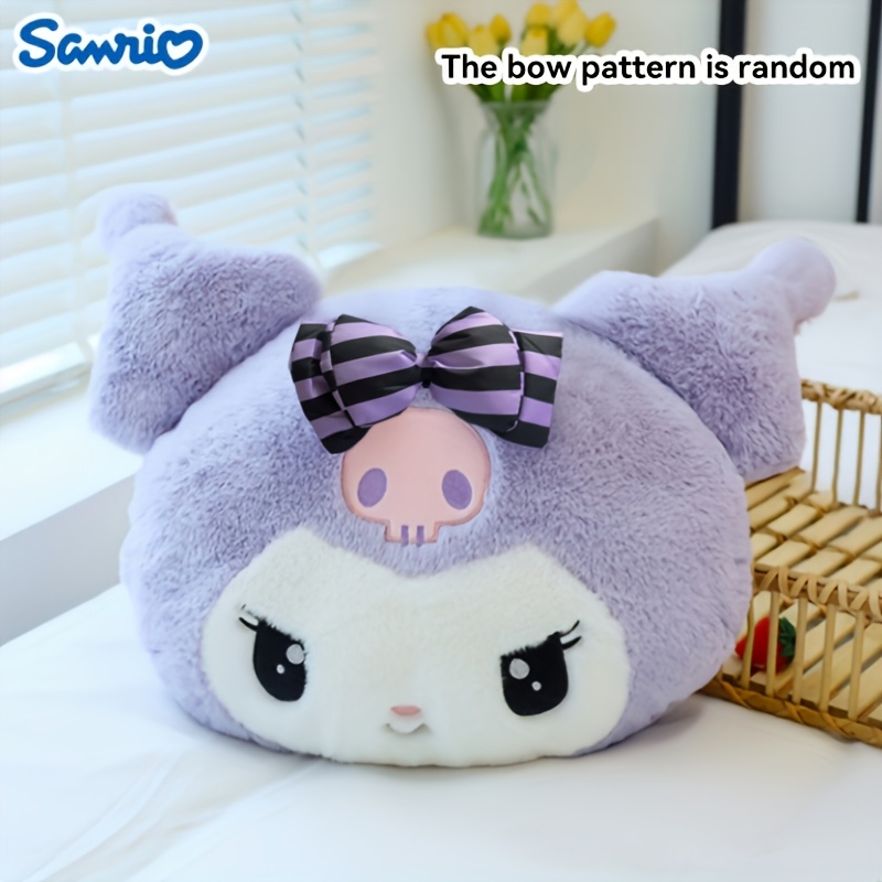 Image of Officially Licensed Kuromi Cute Plush Toy. And Perfect As A Thoughtful Gift For Birthdays, Christmas, New Year And Other Festivals. Bow Pattern Sent At Random