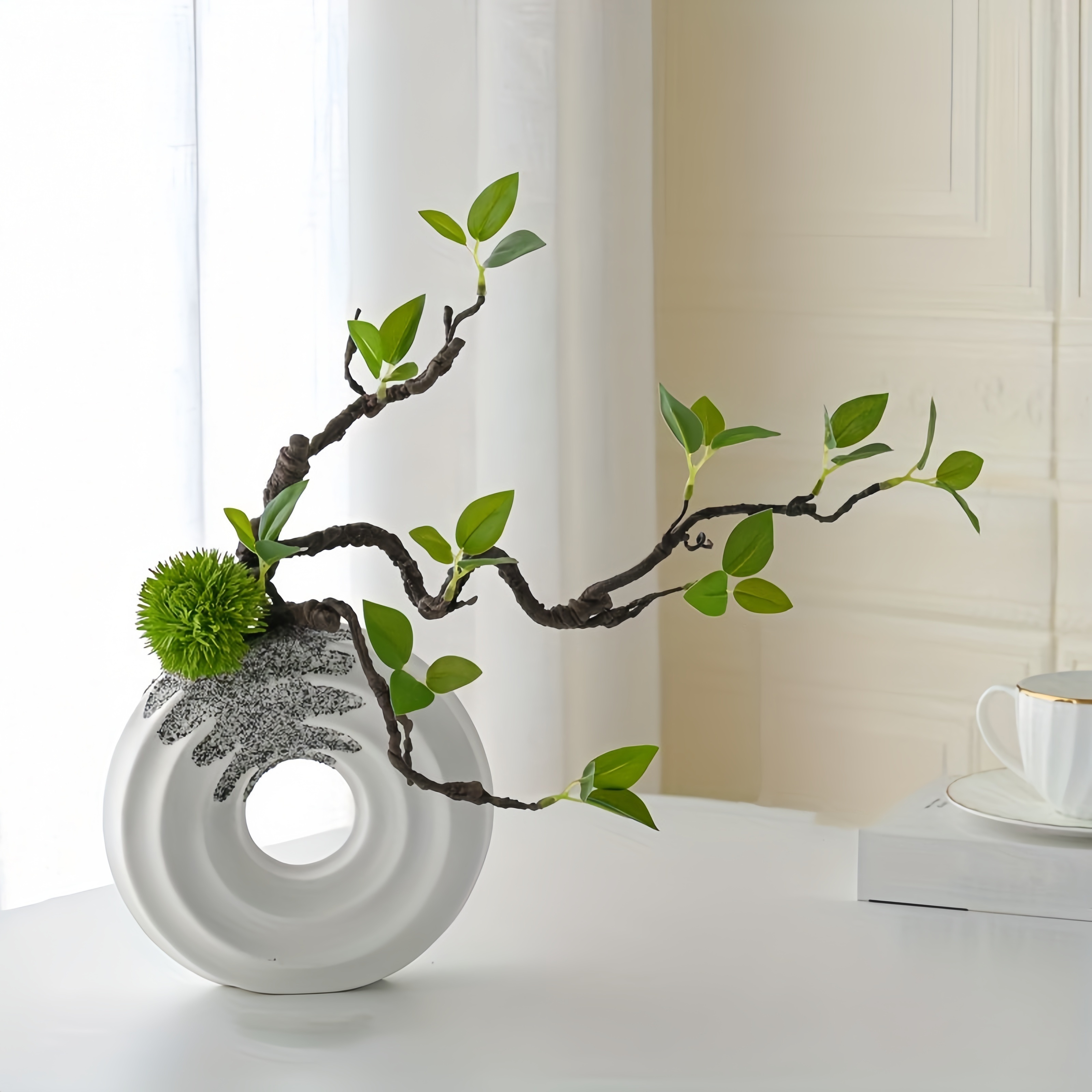 

2pcs Lifelike Artificial Greenery - Faux Plant Decor For Home, Office & Shop | Maintenance-free